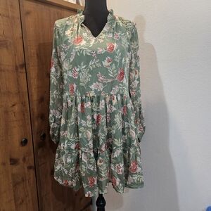 NWT Altar'd State Oversized Floral Babydoll Dress - Small